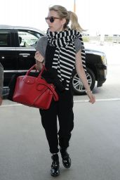 Emma Roberts Style - at LAX Airport, April 2015