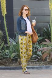 Emma Stone - Shopping in Los Angeles, April 2015