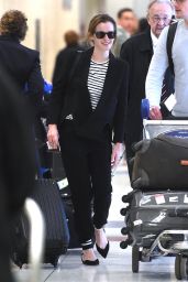 Emma Watson - JFK Airport in New York City, April 2015