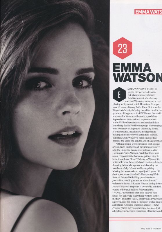 Emma Watson – Total Film Magazine May 2015 Issue