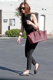 Emmy Rossum Casual Style - Out in West Hollywood, April 2015