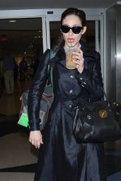 Emmy Rossum Style - LAX Airport, April 2015