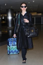 Emmy Rossum Style - LAX Airport, April 2015