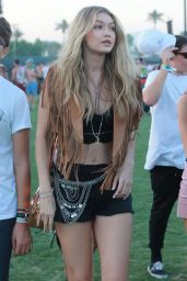 Gigi Hadid – 2015 Coachella Music Festival, Day 2, Empire Polo Grounds, Indio