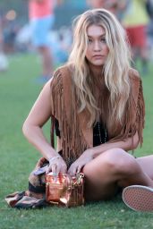 Gigi Hadid – 2015 Coachella Music Festival, Day 2, Empire Polo Grounds, Indio