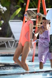 Gigi Hadid - Bikini & Swimsuit Photoshoot in Miami, April 2015