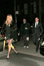 Heidi Klum With Boyfriend Vito Schnabel - Outside the Caryle Hotel in New York, April 2015