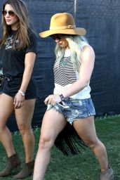Hilary Duff - 2015 Coachella Music Festival, Day 2, Empire Polo Grounds, Indio