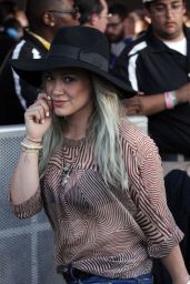 Hilary Duff – 2015 Coachella Music Festival, Day 3, Empire Polo Grounds, Indio