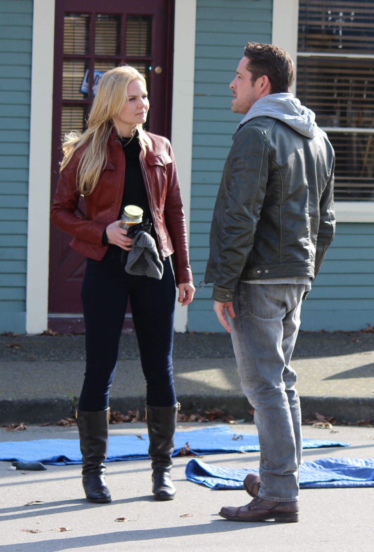 Jennifer Morrison - On the set of Once Upon a Time in Richmond - April 2015