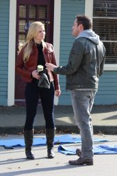 Jennifer Morrison - On the set of Once Upon a Time in Richmond - April 2015