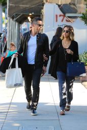 Jessica Alba - Shopping in Beverly Hills, April 2015