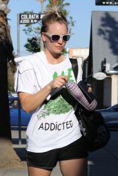 Kaley Cuoco - Leaving Yoga Class in LA, April 2015
