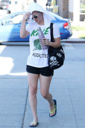 Kaley Cuoco - Leaving Yoga Class in LA, April 2015