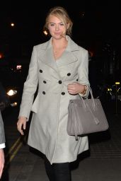 Kate Upton Night Out Style - at the Chiltern Firehouse in London, April 2015