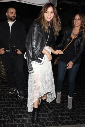 Katharine McPhee Night Out Style - Leaving Chateau Marmont in West Hollywood, April 2015