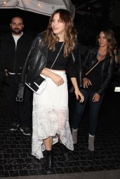 Katharine McPhee Night Out Style - Leaving Chateau Marmont in West Hollywood, April 2015