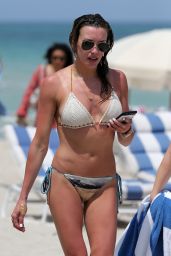 Katie Cassidy Hot in a Bikini on Miami in Beach, April 2015