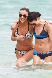 Katie Cassidy - Wearing a Bikini at a Beach in Miami - April 2015