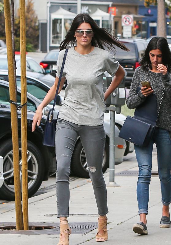 Kendall Jenner in Tight Jeans - Out in Los Angeles, April 2015