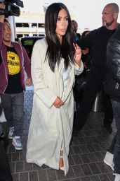 Kim Kardashian at LAX Airport in Los Angeles, April 2015 • CelebMafia