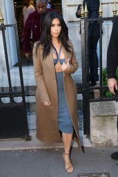Kim Kardashian at Montaigne Market and at the COSTES Restaurant in Paris - April 2015