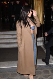 Kim Kardashian at Montaigne Market and at the COSTES Restaurant in Paris - April 2015
