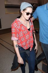 Kristen Stewart at LAX Airport, April 2015