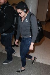 Kristen Stewart - LAX Airport, April 2015