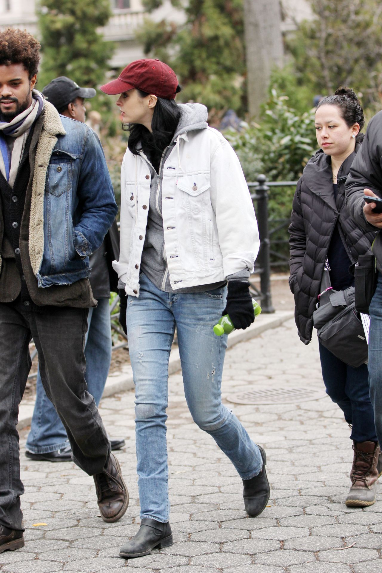 Krysten Ritter - Set of 'Aka Jessica Jones' in NYC, April 2015 • CelebMafia