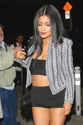 Kylie Jenner and Kendall Jenner Night Out Style - Leaving Craig