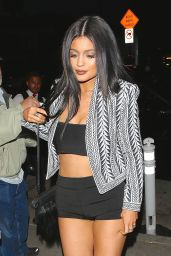 Kylie Jenner and Kendall Jenner Night Out Style - Leaving Craig