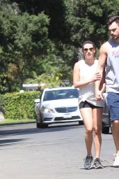 Lea Michele - Hiking in Los Angeles, April 2015