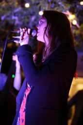 Leighton Meester Performing at The Skybar in West Hollywood, April 2015
