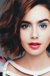 Lily Collins - Glamour Magazine (UK) May 2015 Issue