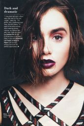 Lily Collins - Glamour Magazine (UK) May 2015 Issue