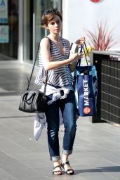 Lily Collins Street Style - Out in LA, April 2015