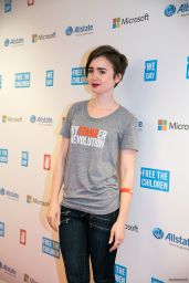 Lily Collins - We Day Event in Seattle, April 2015