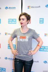Lily Collins - We Day Event in Seattle, April 2015