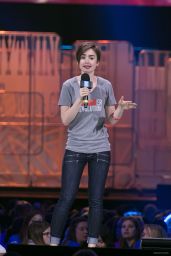 Lily Collins - We Day Event in Seattle, April 2015