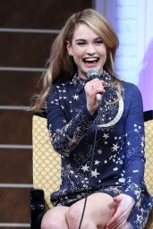 Lily James - Cinderella Photocall in Tokyo