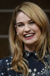 Lily James - Cinderella Photocall in Tokyo
