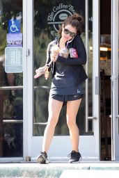 Lucy Hale at the Coffee Bean in Studio City, April 2015