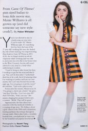Maise Williams - Glamour Magazine (UK) May 2015 Issue