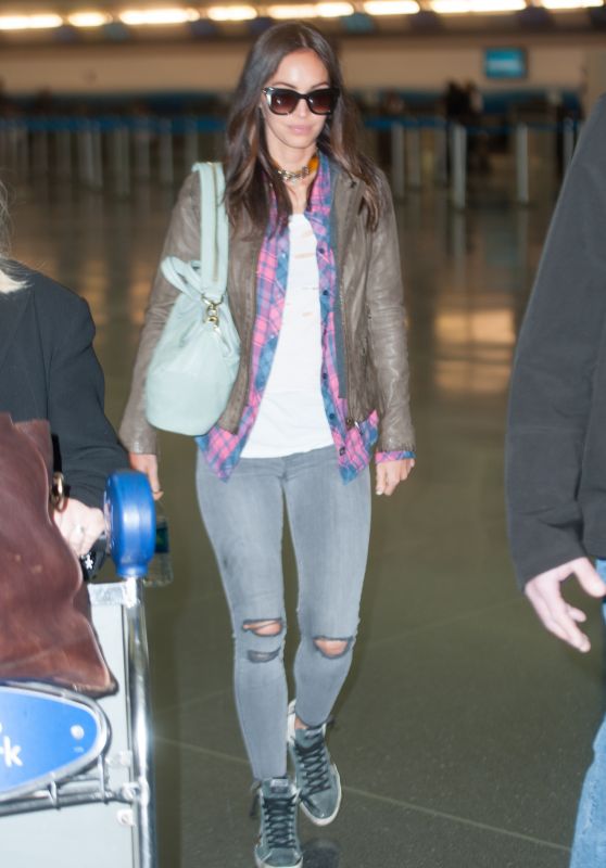 Megan Fox at JFK Airport, April 2015