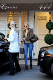 Melanie Griffith in Jeans - Out in Beverly Hills, April 2015