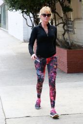 Melanie Griffith in Tights - Out in LA, April 2015