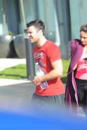 Michelle Keegan - Leaving the Gym in Essex - April 2015