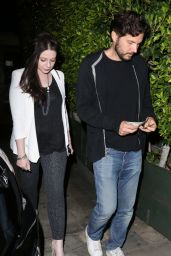 Michelle Trachtenberg - Outside Ago Restaurant in West Hollywood, March 2015
