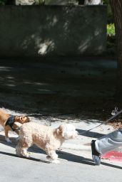 Minka Kelly Walking Her Dog - West Hollywood, April 2015